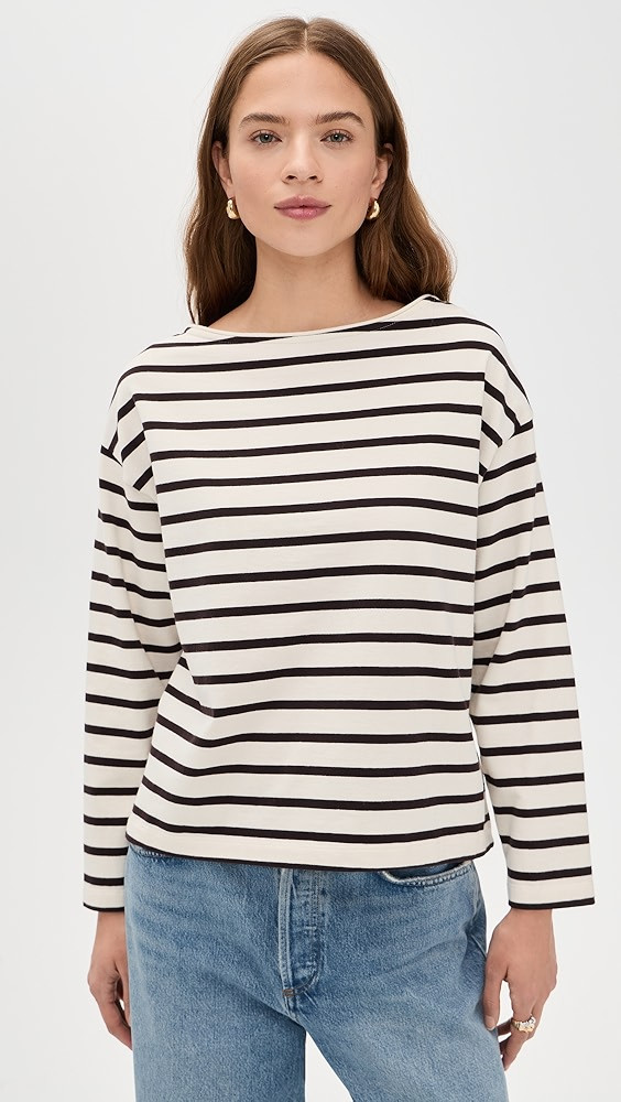 Boat Neck Long Sleeve Tee | Shopbop