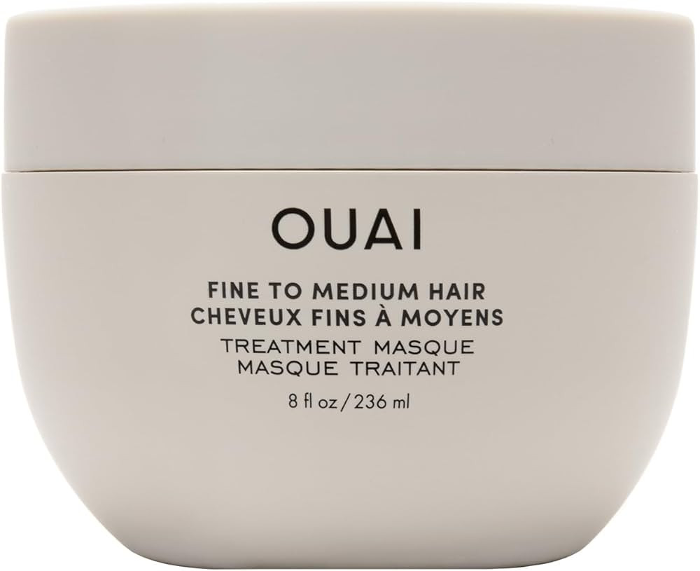 OUAI Fine to Medium Hair Treatment Masque - Hair Mask for Hair Repair, Hydration and Shine - With... | Amazon (US)