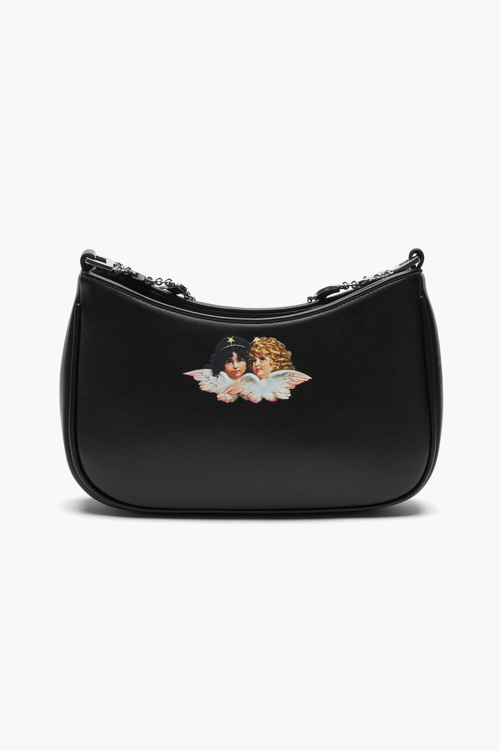Angels Chain Strap Shoulder Bag Black | Fiorucci | Fiorucci