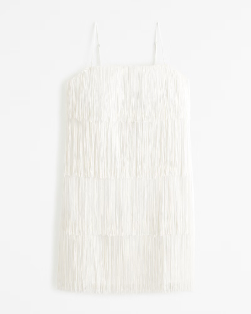Women's Fringe Mini Dress | Women's The A&F Wedding Shop | Abercrombie.com | Abercrombie & Fitch (US)