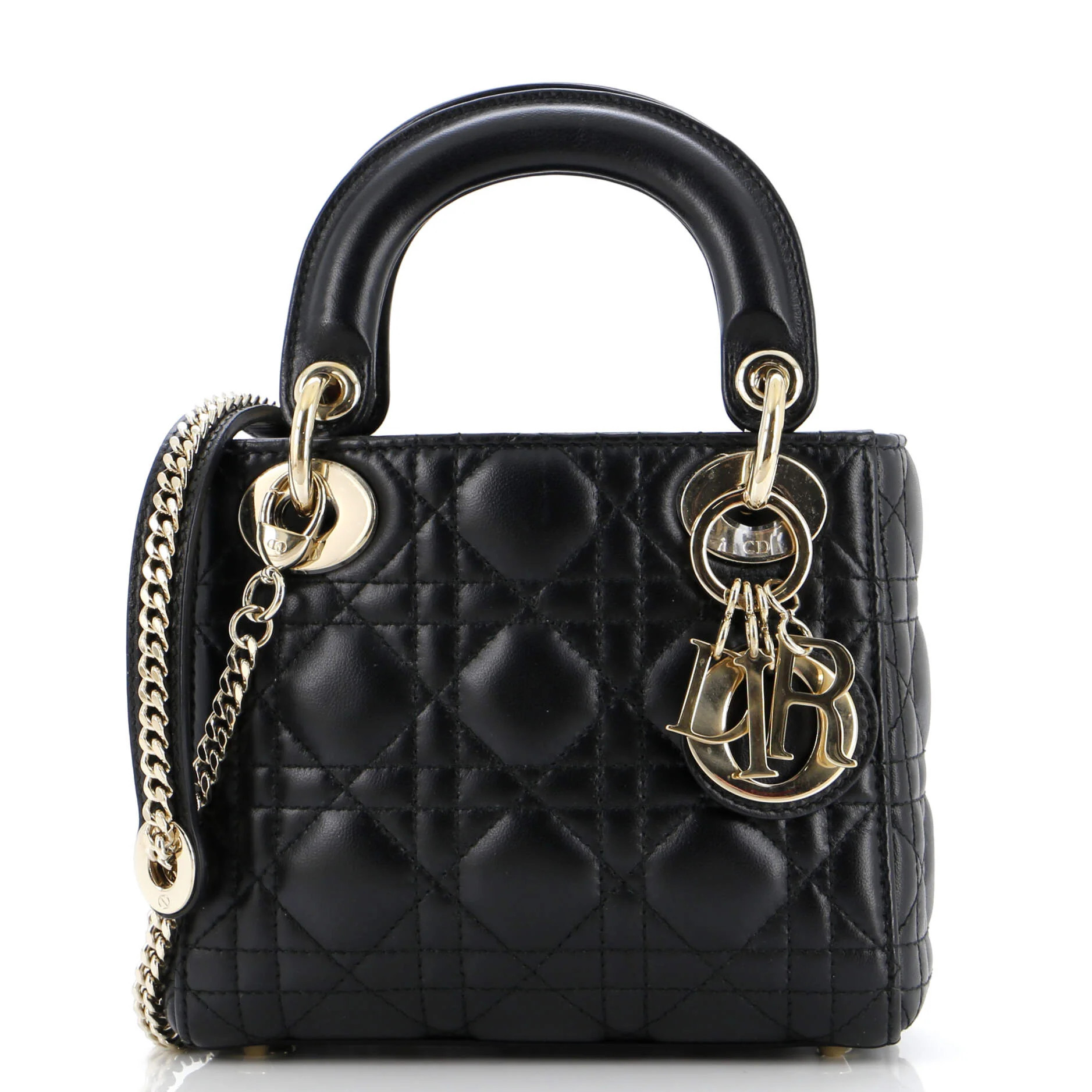 Lady Dior Bag Cannage Quilt Lambskin Mini | Shop Simon