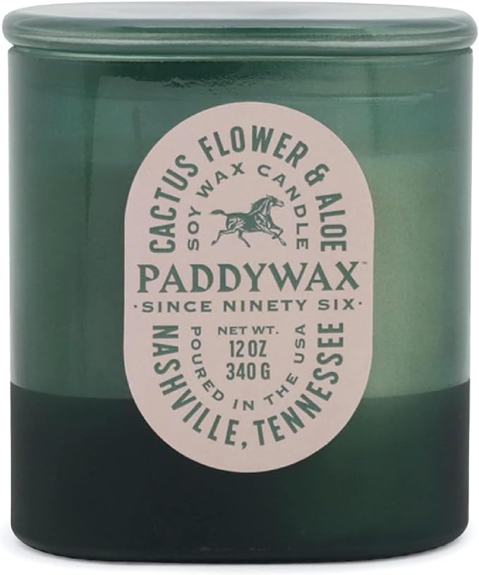 Paddywax Vista Scented Candle with Lid in Reusable Tonal Glass Jar, Clean-Burn 2-Wick Soy Candle ... | Amazon (US)