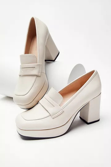 UO Femme Heeled Loafer | Urban Outfitters (US and RoW)