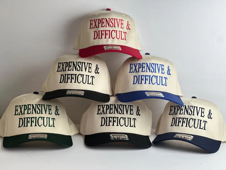 Expensive & Difficult Trucker Hat: Two-Tone 5-Panel Cap | Etsy (US)