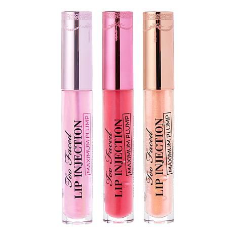 Too Faced 3-piece Maximum Plump Lip Gloss Set

                 - 840-428 | HSN