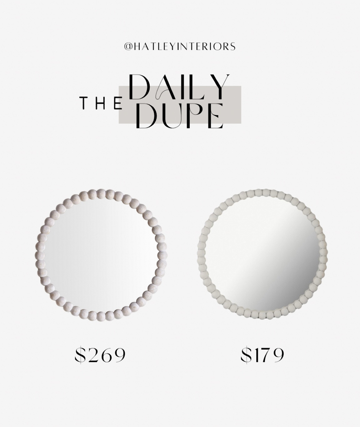 todays daily dupe! 

pottery barn teen naturalist wall mirror dupe, round mirror, beaded mirror, white mirror, wood mirror, nursery decor, kids room decor, wall decor, home decor 

#LTKsalealert #LTKhome