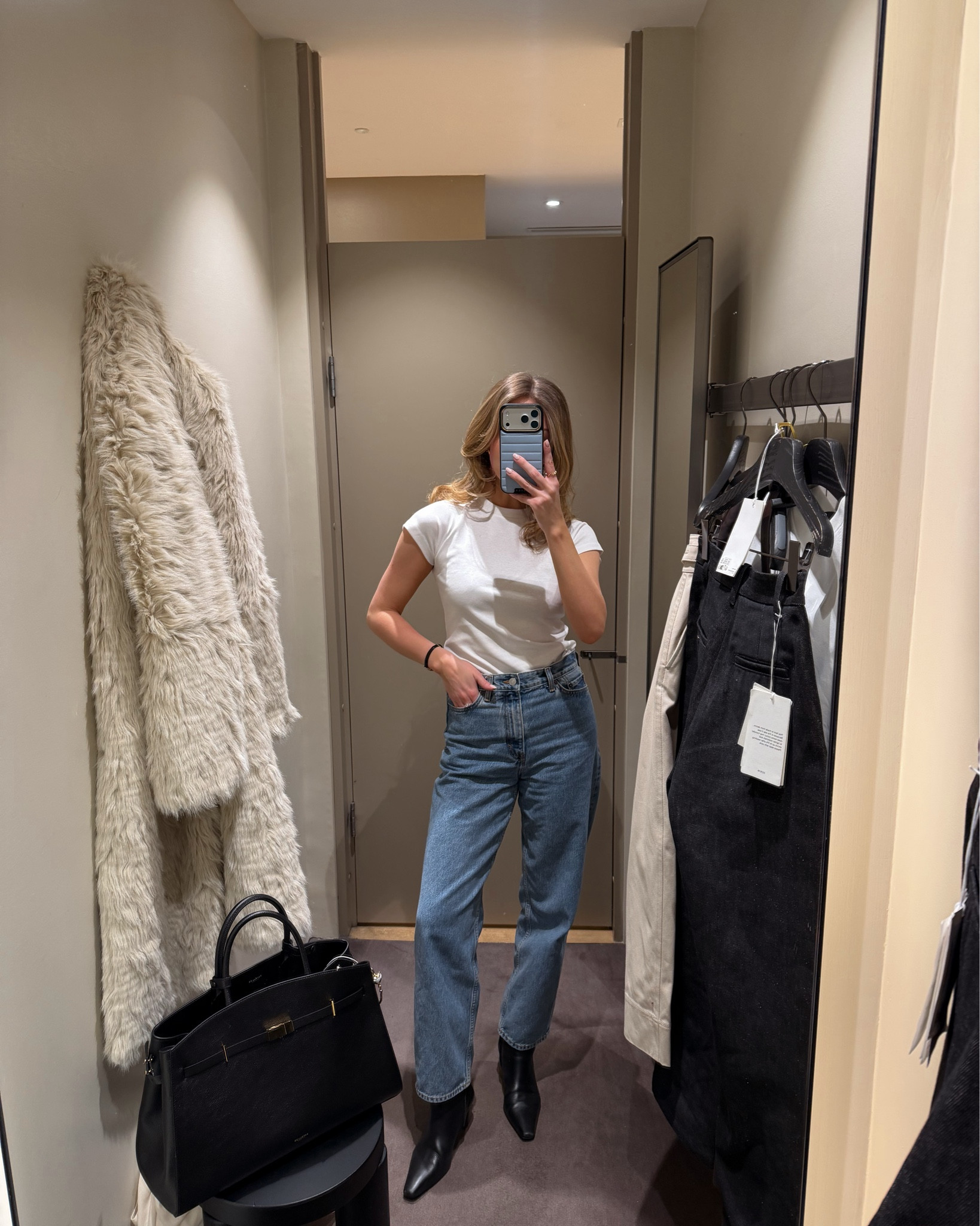 Cos try on for spring, spring haul, white T-shirt, spring outfits, brown funnel neck jacket, spring trench, brown trench, barrel leg jeans 

#LTKjeans #LTKuk #LTKspring