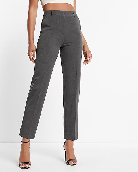 Editor Super High Waisted Straight Ankle Pant | Express