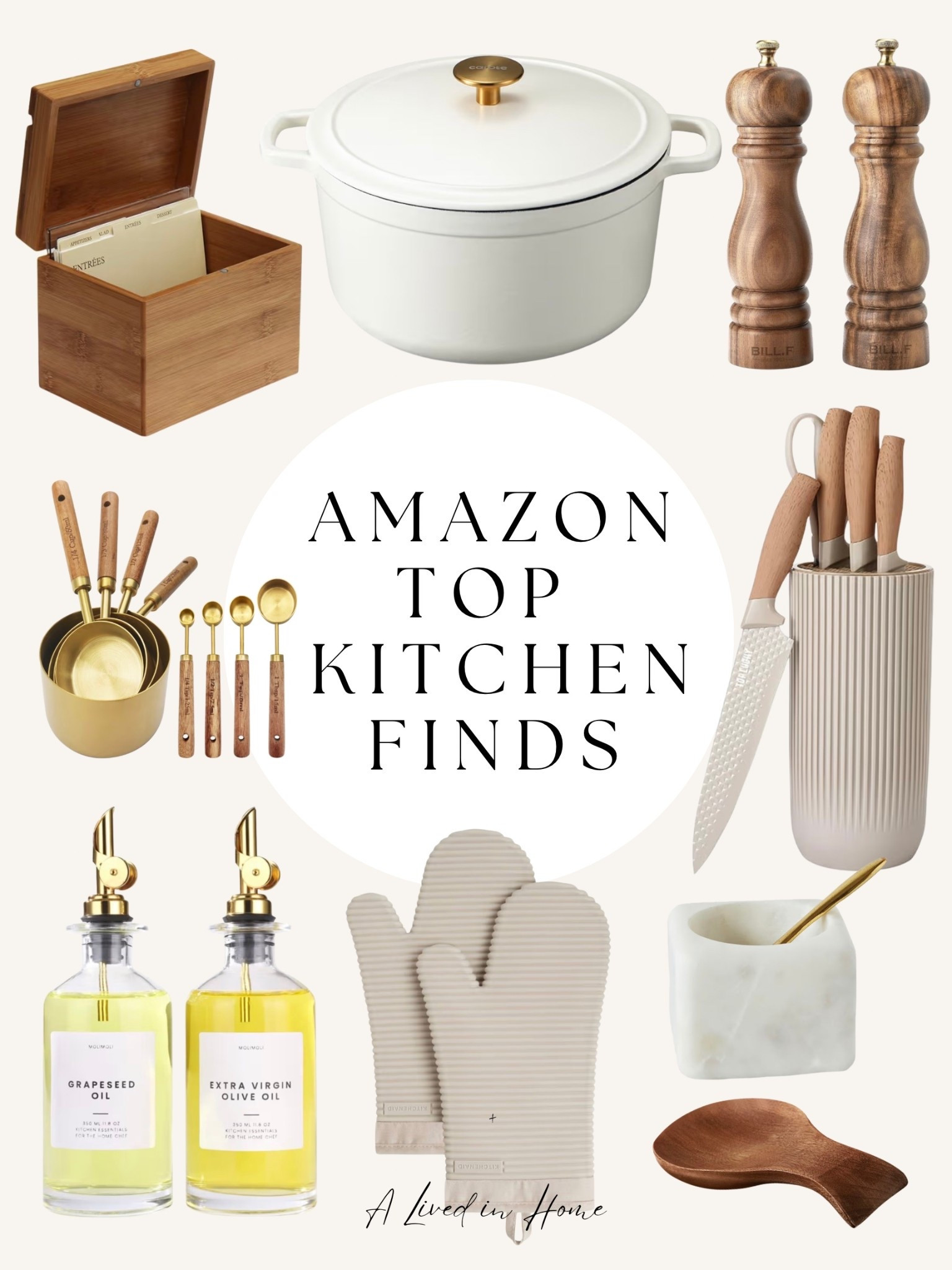 If you’ve gotten into cooking like I have then you’re going to want every item on this list! All these finds are affordable and aesthetically pleasing  

#LTKHome #LTKfoodie #LTKSaleAlert