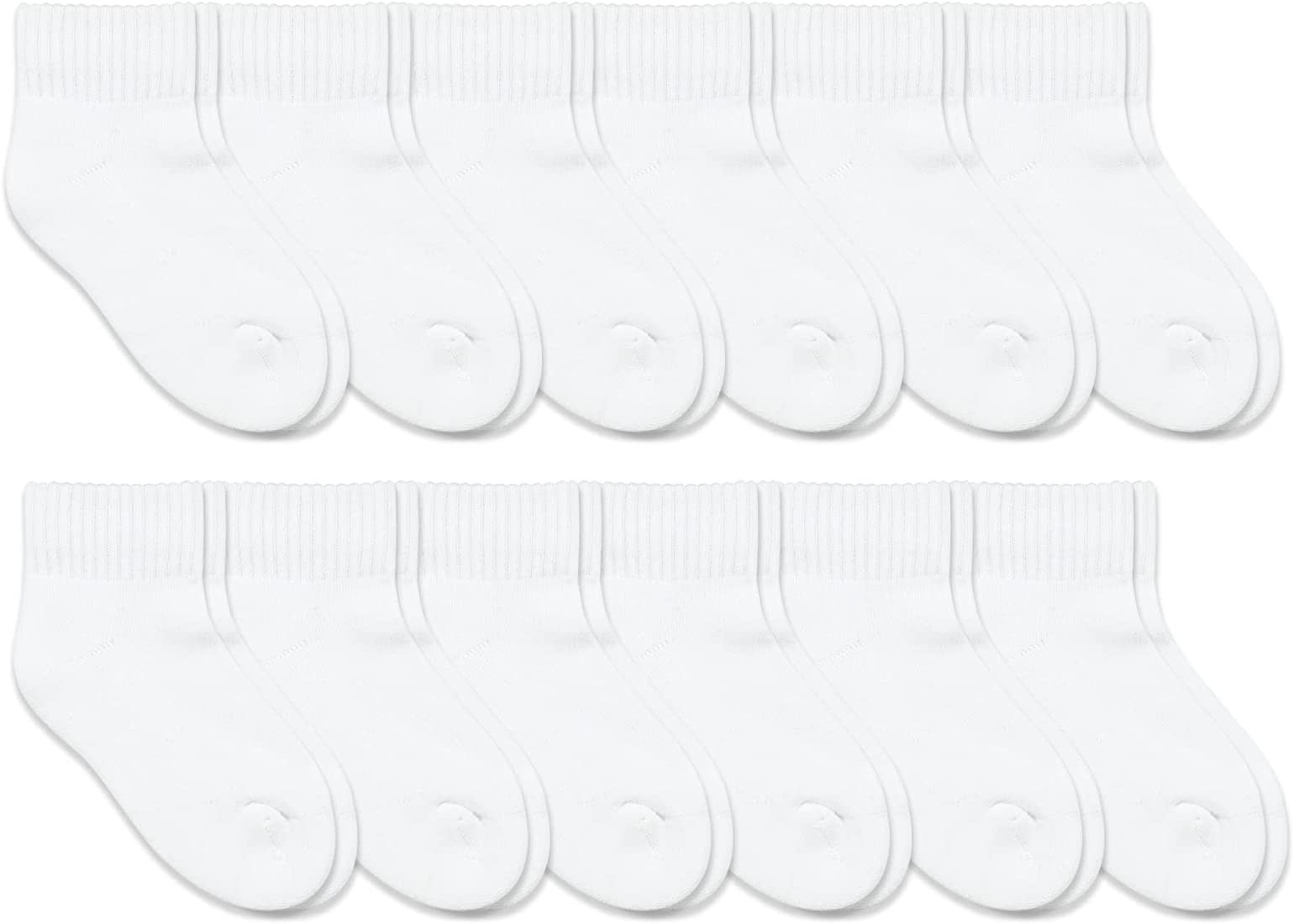 Jefferies Socks Boys Seamless Sport Quarter Socks 12 Pair Pack | Amazon (US)