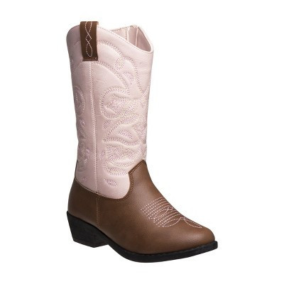 Kensie Girl Little Kids Mid-Calf Low Heel Cowgirl Boots | Target