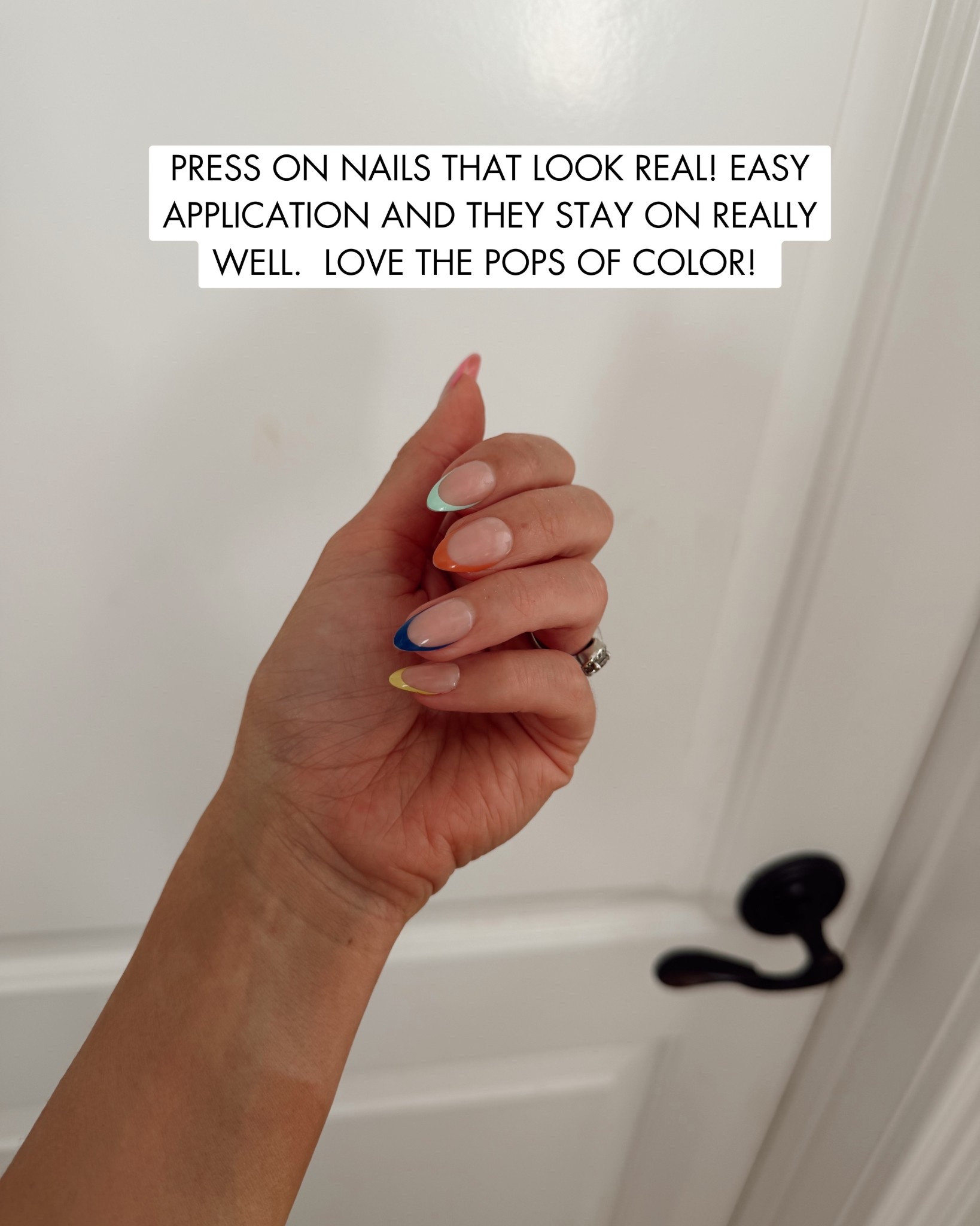 Best press on nails I’ve ever used 

#LTKSeasonal #LTKOver40 #LTKBeauty