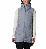 Columbia Women's Heavenly Long Vest, Tradewinds Grey, X-Large | Amazon (US)