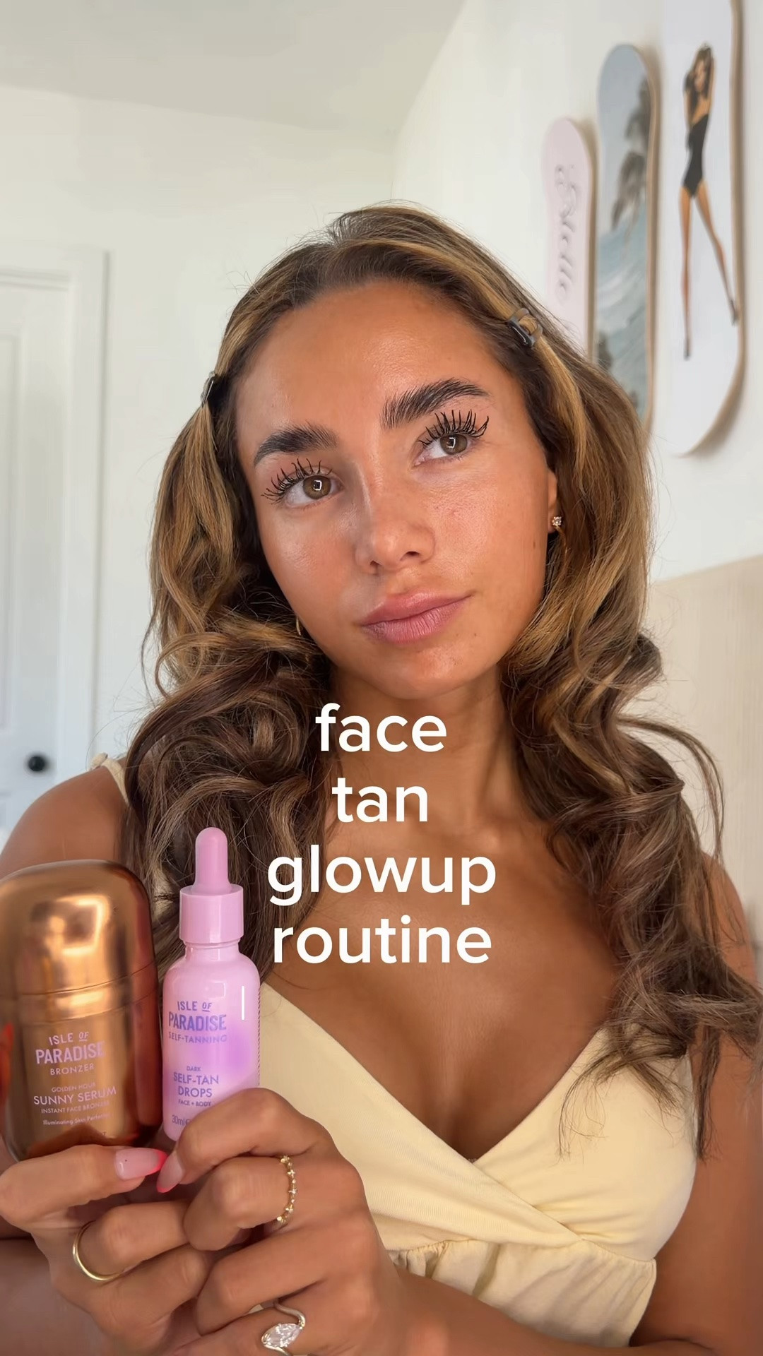 the secret to how i have been keeping my face so tan!!!
