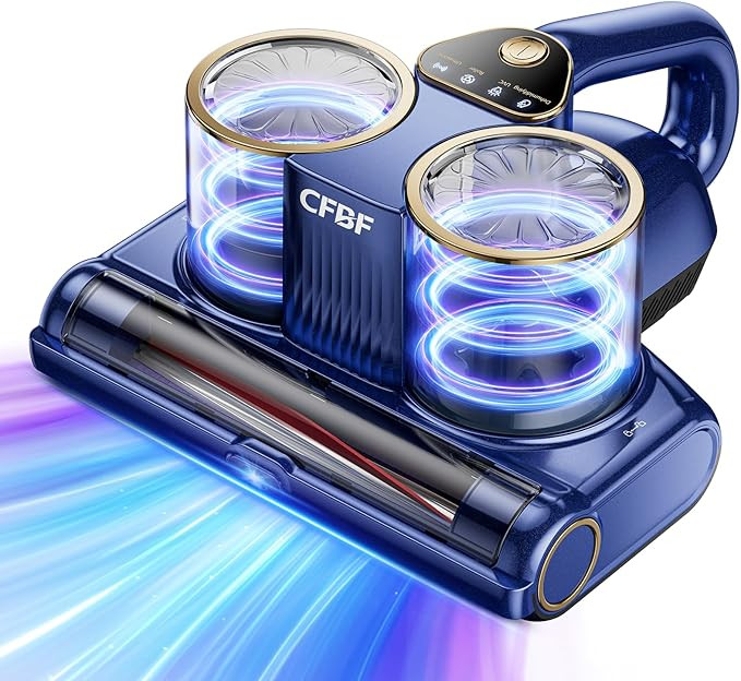 Mattress Vacuum Cleaner, Bed Vacuum Cleaner with 16Kpa Suction 253.7nm UV-C Light, Ultrasonic & H... | Amazon (US)