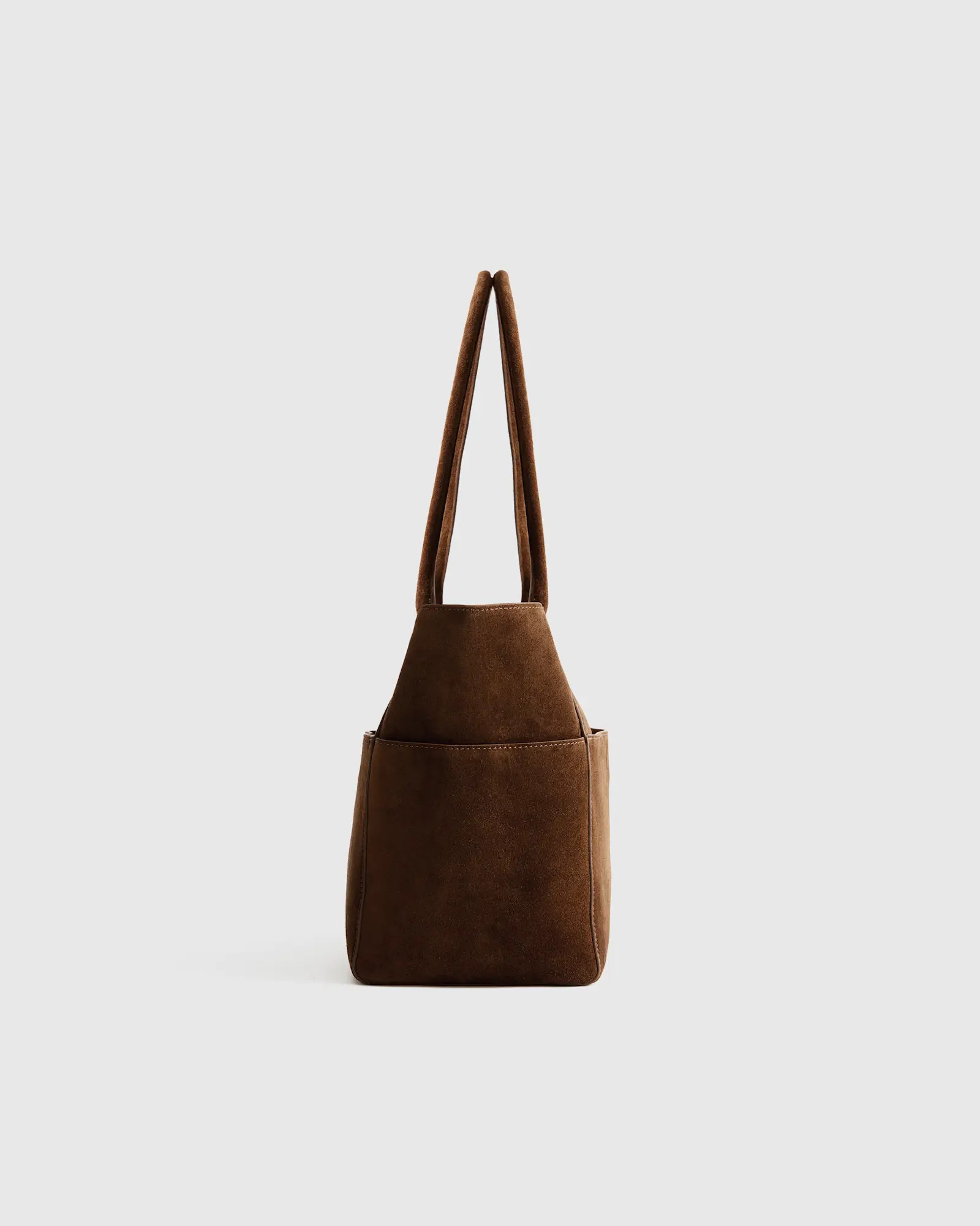 Hudson Suede Tote in Whiskey | Quince
