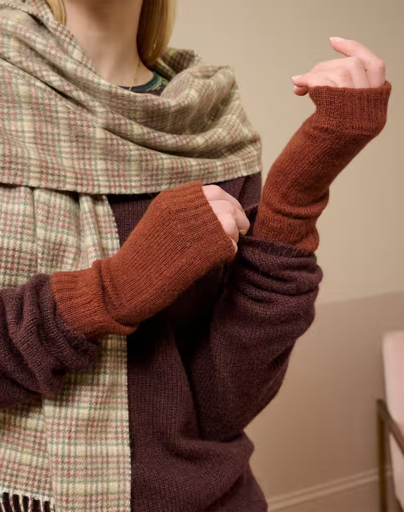 Women's Cashmere Wristwarmers | Brora