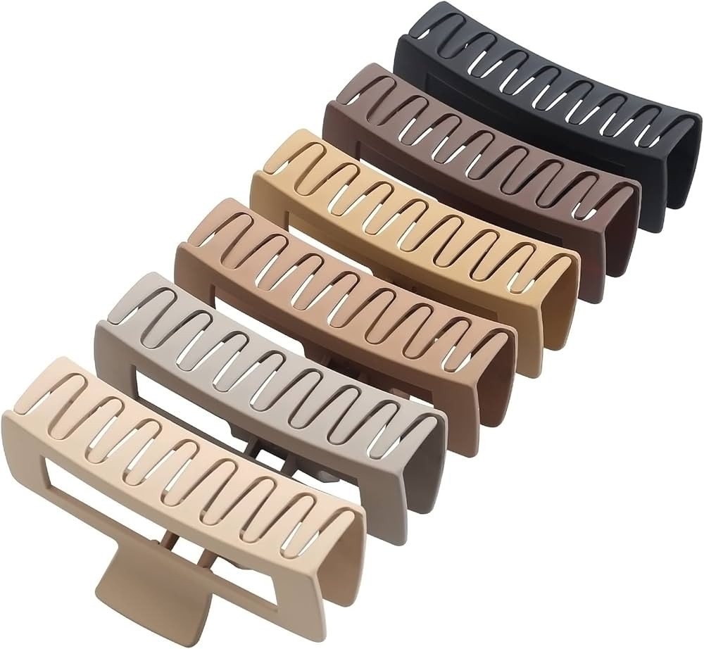 5 Inch Extra Large Hair Clips, Big Claw Clips for Thick Long Curly Hair, Strong Hold Jaw Clip Ove... | Amazon (US)