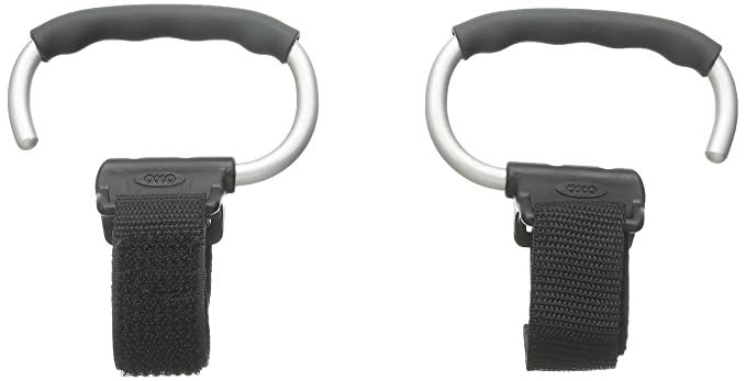 OXO Tot Handy Stroller Hooks - Gray - 2 Pack | Amazon (US)