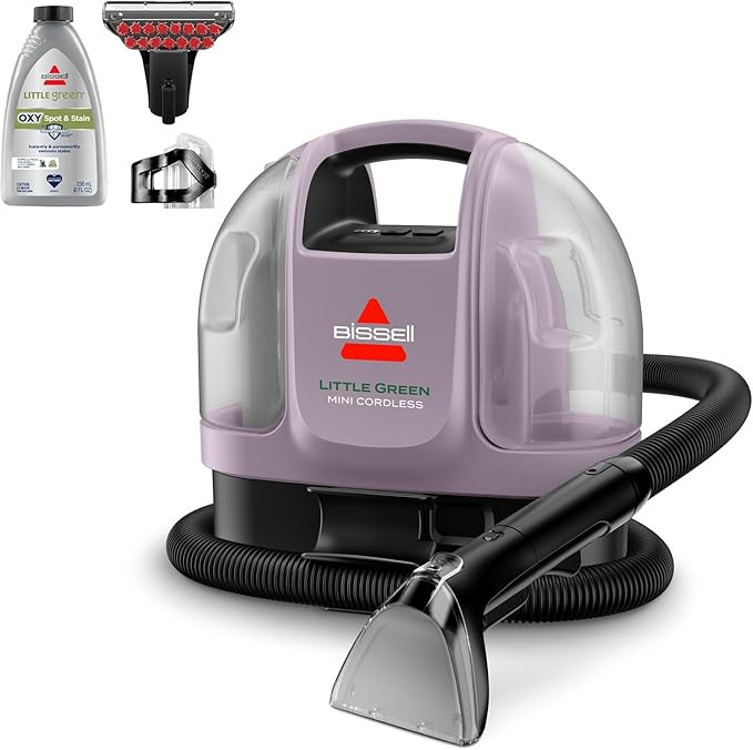BISSELL Little Green Mini Cordless Portable Carpet and Upholstery Deep Cleaner, Car/Auto Detailer... | Amazon (US)