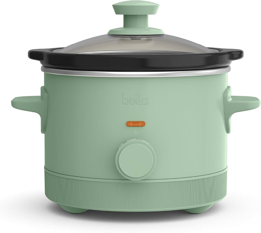 bella 1.5qt Non-Toxic Manual Slow Cooker with 3 Heat Settings, Seaglass | Amazon (US)
