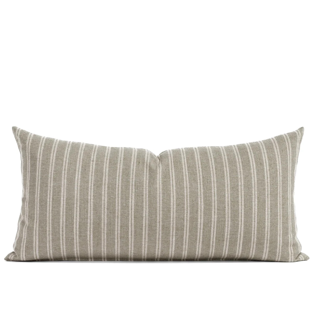 Conway Stripe 12x24 Lumbar Pillow, Sage | Tonic Living