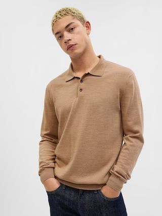 Merino Wool Polo Shirt | Gap (US)