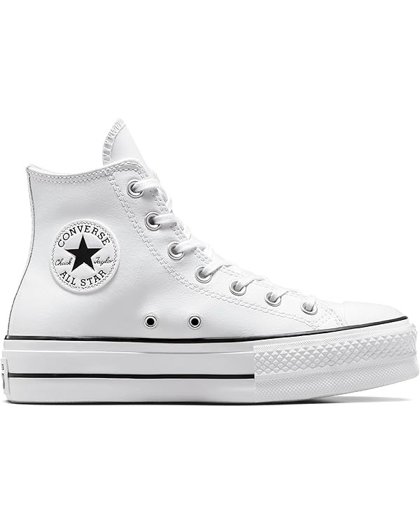 Converse Women's Chuck Taylor All Star Lift Platform Leather High Top Sneaker | Amazon (US)