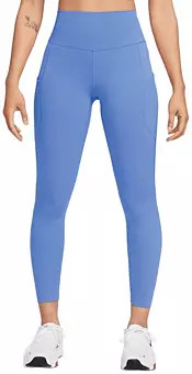 Nike Women's One High-Waisted 7/8 Leggings with Pockets | Dick's Sporting Goods | Dick's Sporting Goods