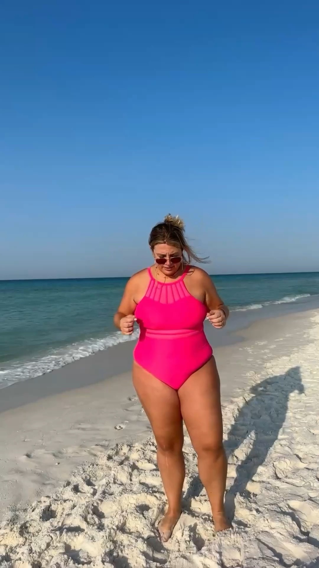 Adorable one piece swimsuit with mesh detail from Amazon - plus size, mid size, swimwear,  bathing suit, Amazon find

#LTKSwim #LTKMidsize #LTKPlusSize