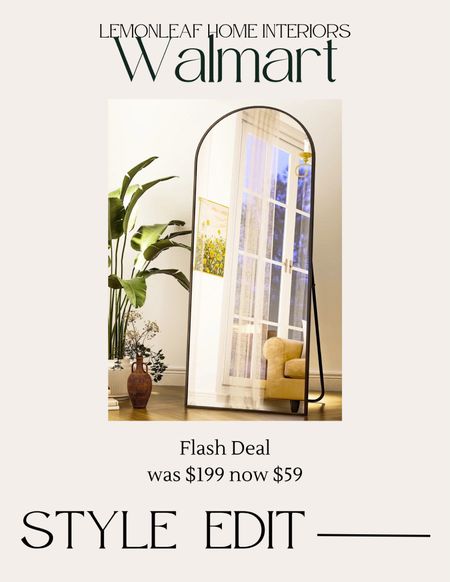 Flash deal on this arched mirror! Now under $60! Grab it from Walmart 


#LTKHome #LTKSaleAlert #LTKFindsUnder100