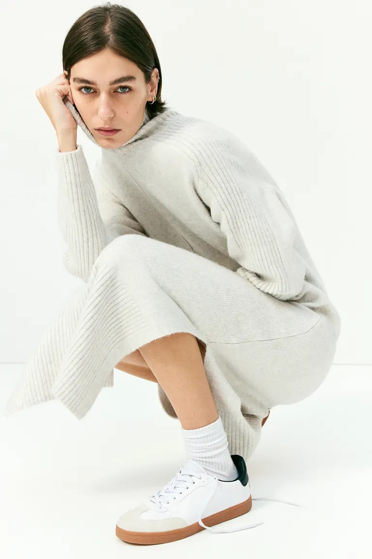 Knit Mock Turtleneck Dress | H&M (US + CA)