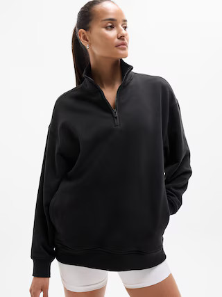 Forever Fleece 1/4 Zip Sweatshirt | Athleta