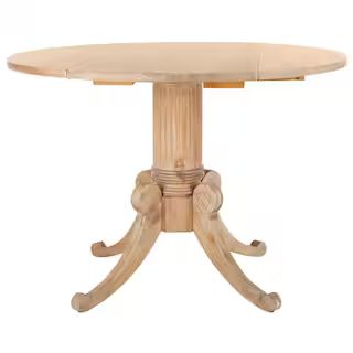 SAFAVIEH Forest Rustic Beige Drop Leaf Dining Table DTB1000B - The Home Depot | The Home Depot