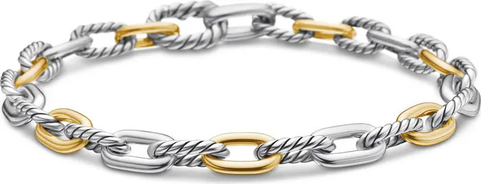 David Yurman Madison® Chain Bracelet in Sterling Silver with 18K Yellow Gold, 5.5mm | Nordstrom | Nordstrom