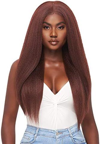 Outre Perfect Hair Line Synthetic 13x6 Faux Scalp Lace Front Wig - KATYA (2 Dark Brown) | Amazon (US)