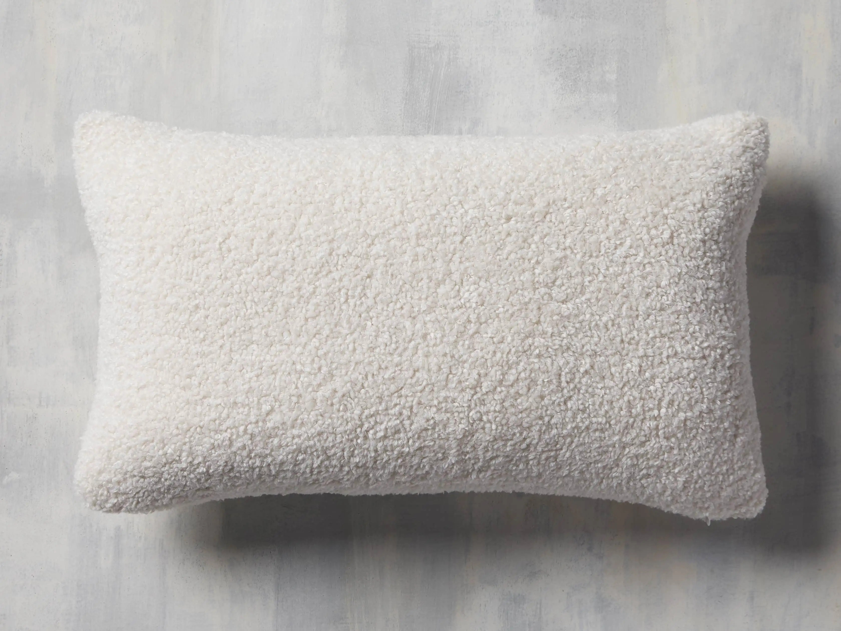 Faux Sherpa Lumbar Pillow Cover | Arhaus