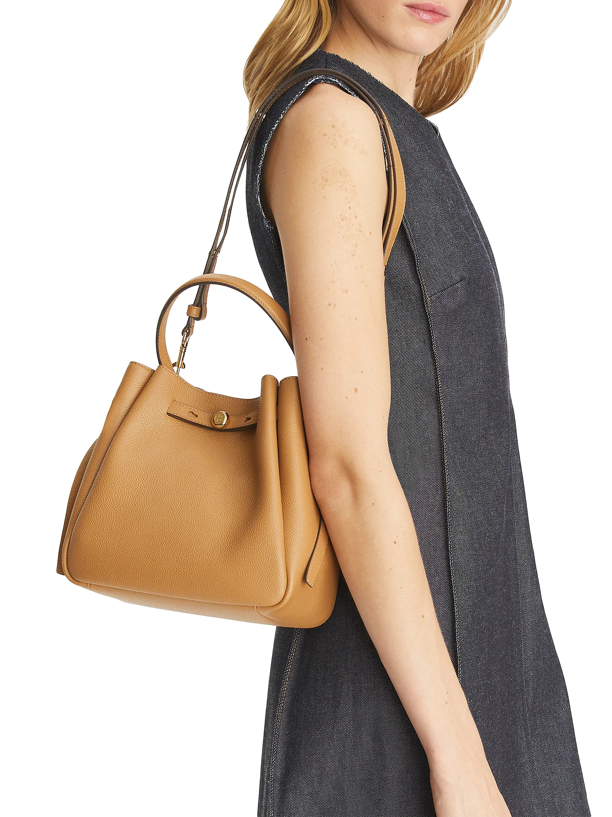 Romy Pebbled Leather Bucket Bag | Saks Fifth Avenue