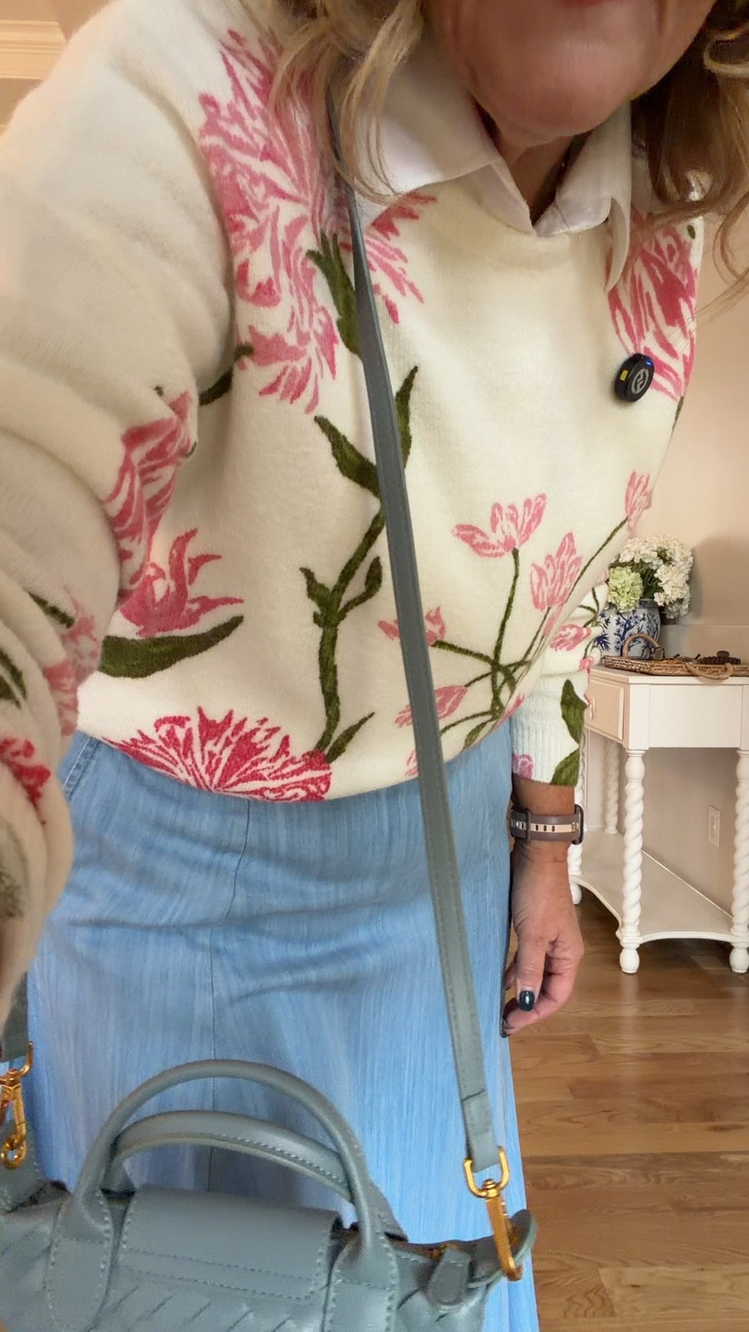 I love this brand. Always feminine. Always a great price point. 
The details here are stunning. Embroidery, gifts, pique and the colors! 
Skirt size 8
Everything else is size medium. The knit pants run big. Consider sizing down. 

Linking my shoes and jewelry too. 25% off Allie & Bess code NANETTE25

Florida outfits, vacation outfits, Snowbird outfits, retiree outfits denim skirt, embroidered top vacation dress travel, set southern style @belk

#LTKOver40 #LTKFindsUnder100 #LTKFindsUnder50