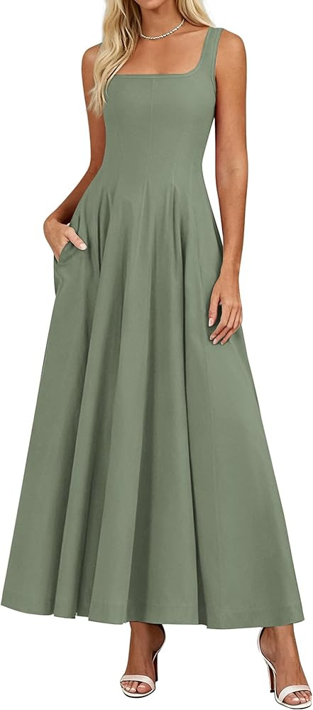 PRETTYGARDEN Cocktail Dresses for Women Formal 2026 Summer Sleeveless A Line Long Flowy Spring We... | Amazon (US)