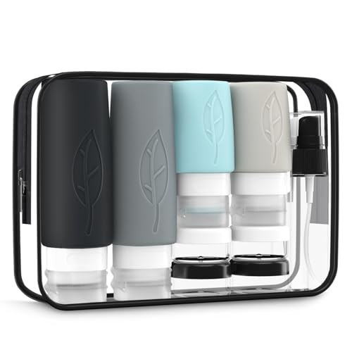 17 Pack Travel Size Toiletries - Refillable Travel Bottles, Leakproof Squeezable Travel Bottles For Toiletries, Portable Travel Size Containers, Travel Essentials For Various Lotion And Body Wash | Amazon (US)