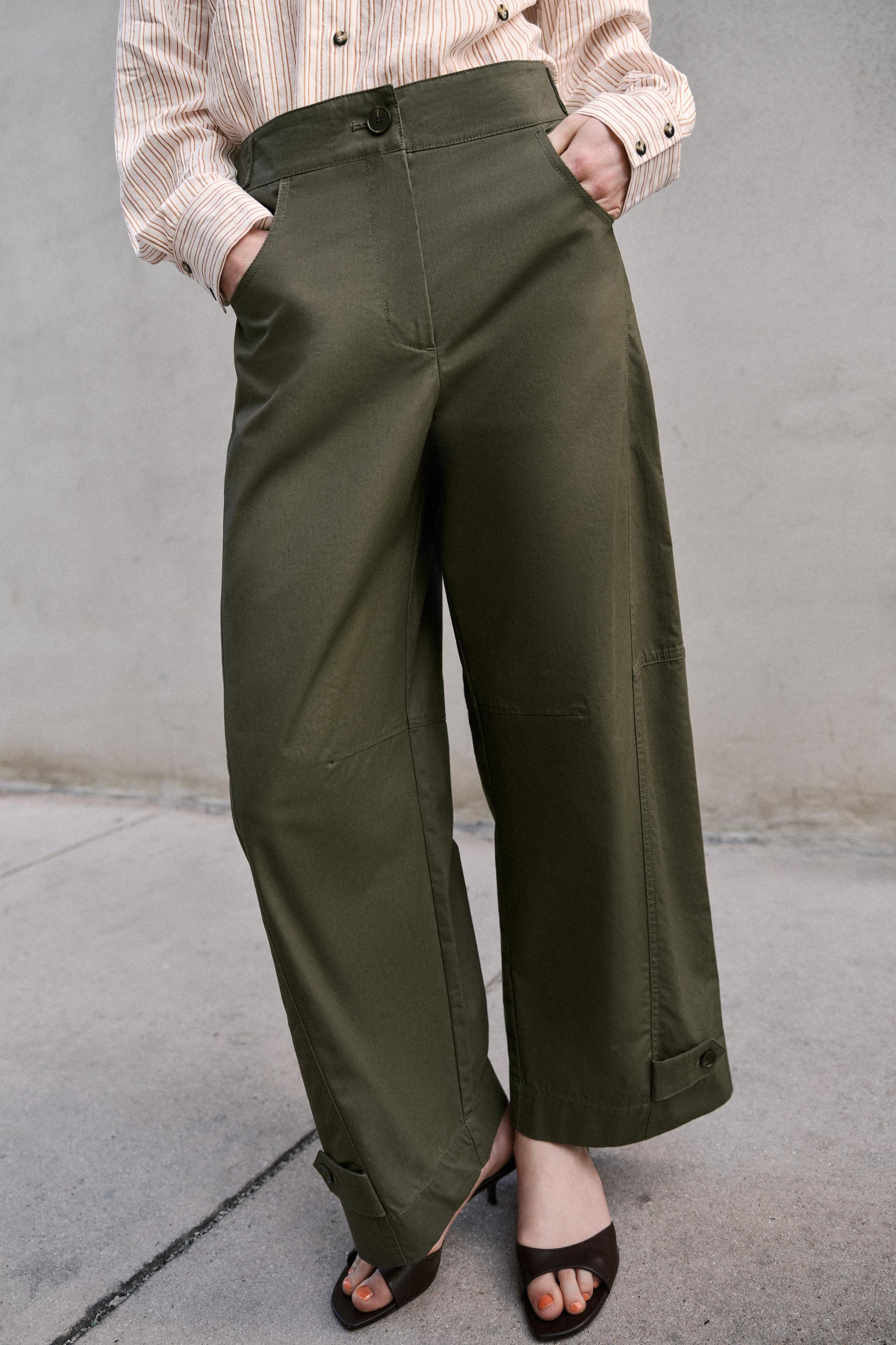 BARREL TROUSERS WITH LOOPS | Zara AU