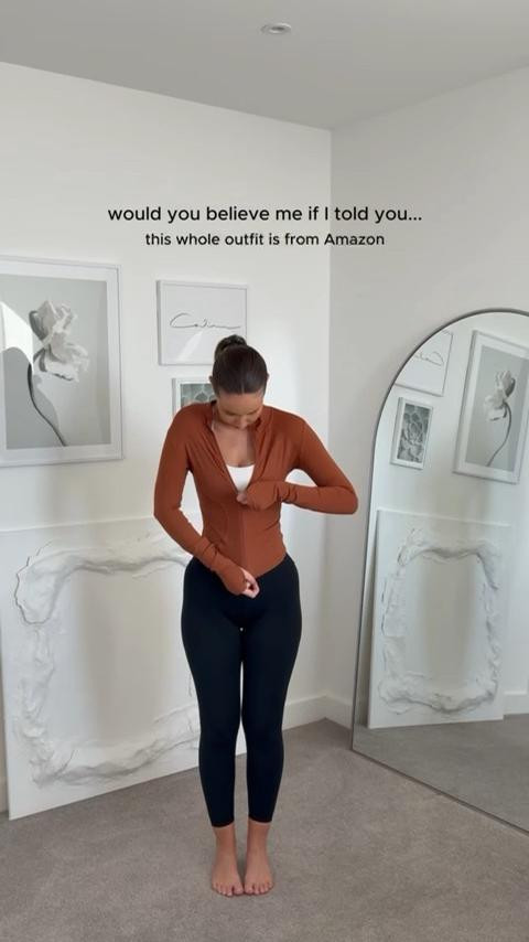 Would you believe me if I told you this whole outfit is from Amazon? ✨

Gym wear, fitness, athleisure, gym leggings, gym jacket, sports bra pilates, yoga, casual outfit, Amazon fashion 

#LTKuk #LTKspring #LTKfitness