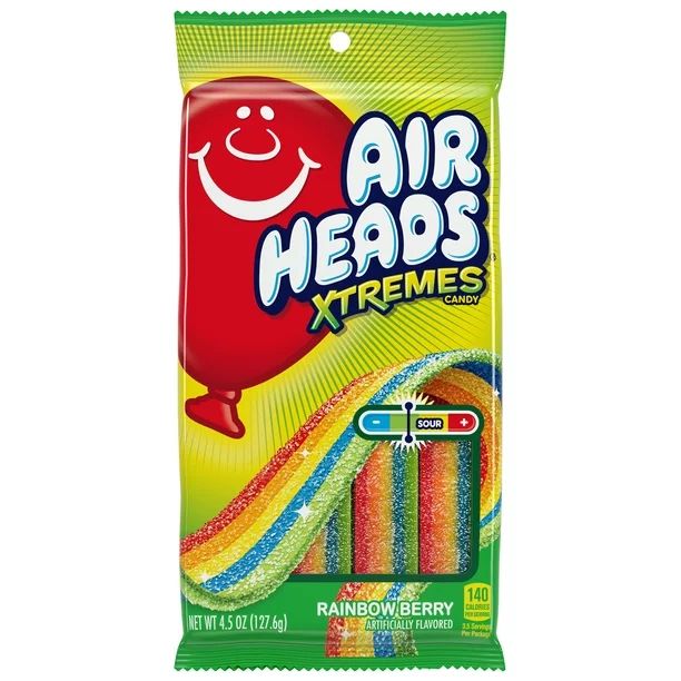 Airheads Xtremes Rainbow Berry Candy, 4.5 Oz. - Walmart.com | Walmart (US)