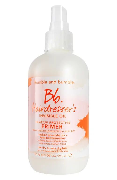 Bumble and bumble. Hairdresser's Invisible Oil Heat/UV Protective Primer at Nordstrom, Size 8.5 Oz | Nordstrom