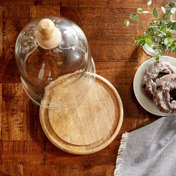 Clear Glass Cake Stand with Glass Lid | Bed Bath & Beyond