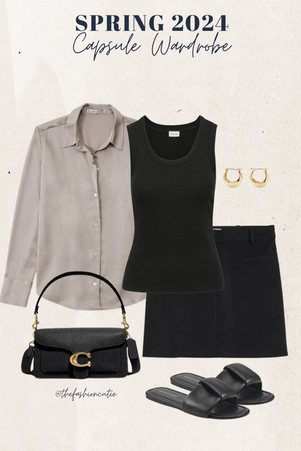 Spring Capsule Wardrobe outfit combinations.

#LTKSeasonal #LTKstyletip #LTKfindsunder100