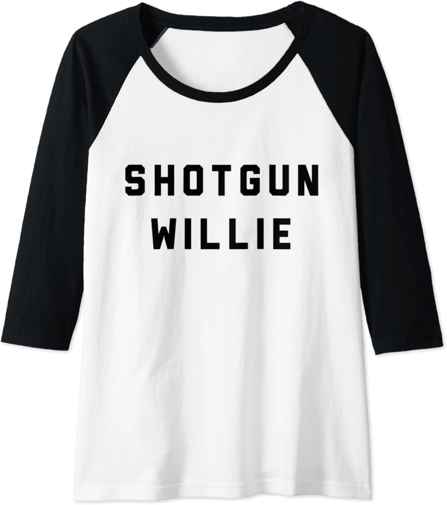 Shotgun Willie Raglan Baseball Tee | Amazon (US)