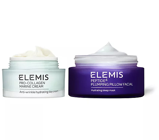 ELEMIS Pro-Collagen & Peptide4 AM/PM Hydration Duo | QVC
