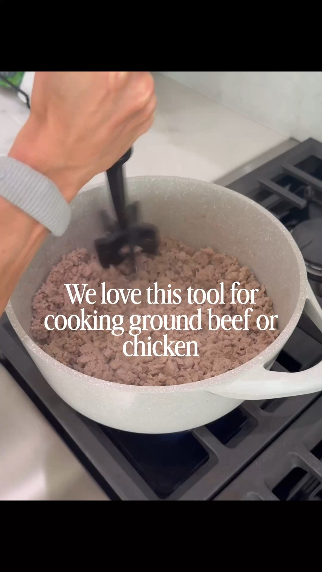 We use this tool to cook  ground beef and chicken often. It’s a game changer for cooking

#LTKHome #LTKfoodie